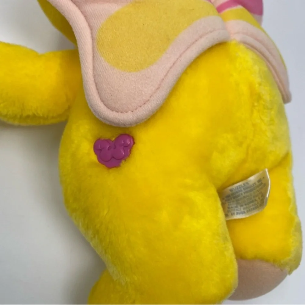 Vintage Wuzzles Butterbear Plush‎ 1984 Disney Hasbro Softies 12